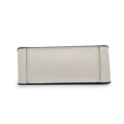 FENDI ?Flip White8BT306 Leather Size Small