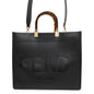 FENDI ?Sunshine Tote Bag Black8BH386 Calf Leather Size Medium
