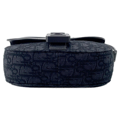 Dior Saddle flap messenger bag Black2ADCA435YKS Leather Canvas Size Mini