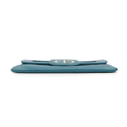 Dior Caro ChainShoulder Clutch Bag BlueM8641U Leather