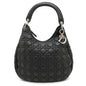 Dior Canage One Shoulder Bag Black Leather