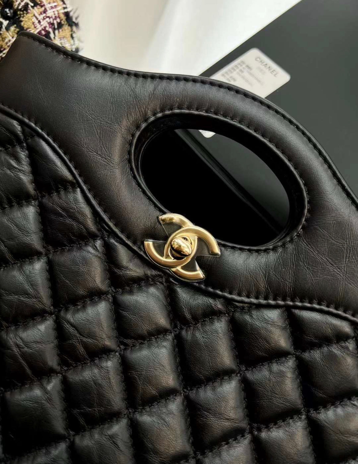 Chanel Timeless Calfskin Black Handbag