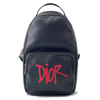 Dior Shawn St 1?4ssy Collaboration 2020 Cross Body Bag Navy/Black/Red1ESBO013GDS Leather