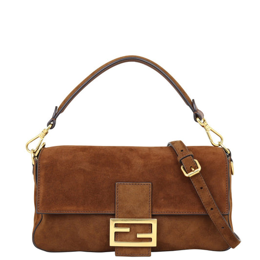 Fendi Suede Baguette Bag