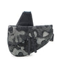 Dior Camouflage Saddle Crossbody Bag Navy Canvas