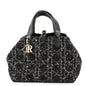 Dior To Jules Bag Black/WhiteM2821OTKV Tweed Calf Leather Size Medium