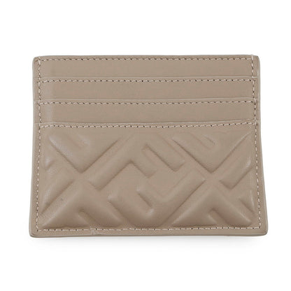 FENDI ?Baguette Card Case Gray8M0445 Nappa Leather