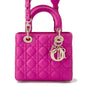 Dior Lady'S Dior My Abcdior Cannage 2-Way Bag Pinkm0538Onge Lambskin Size Small