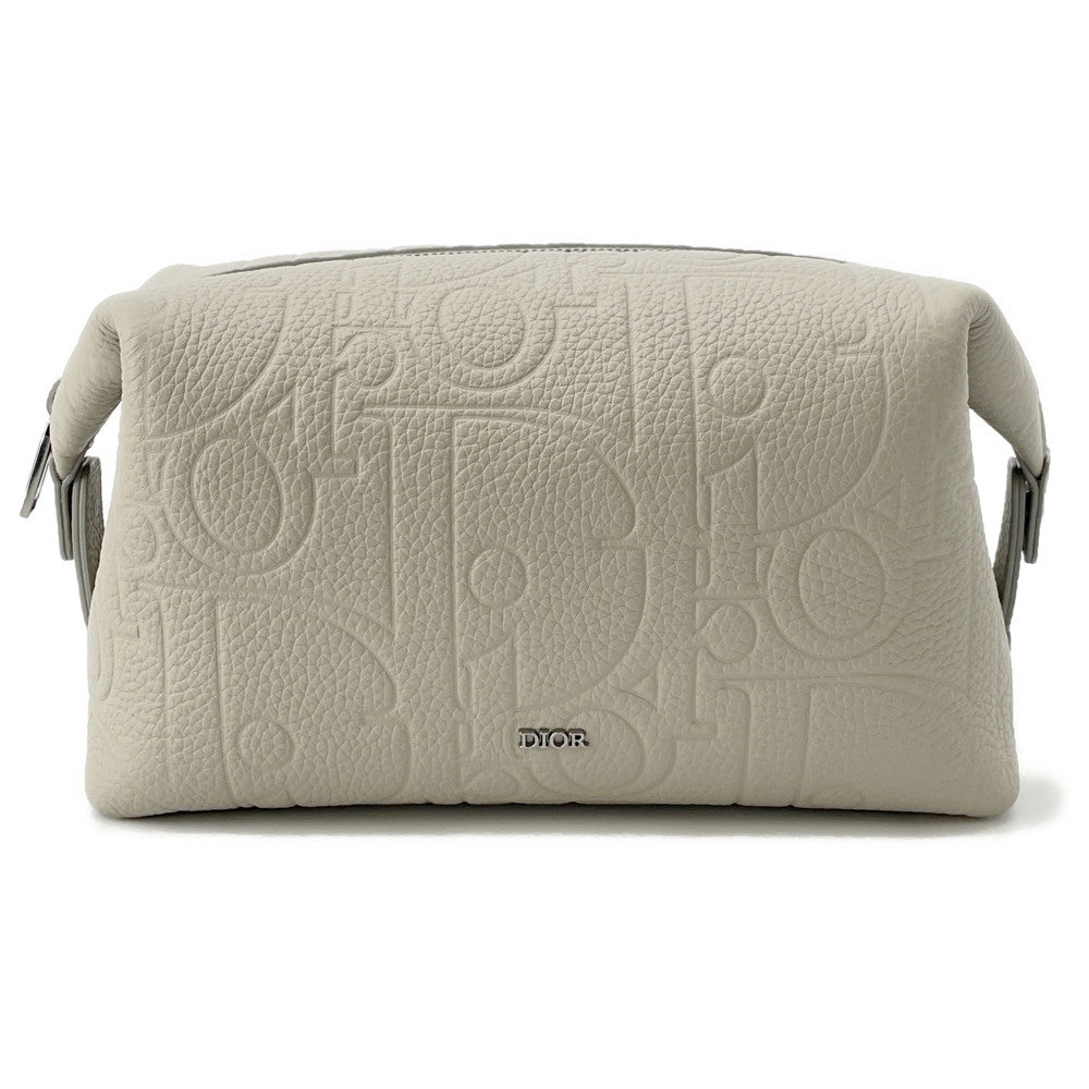 Dior Gravity Pouch Gray2Esca495 Leather