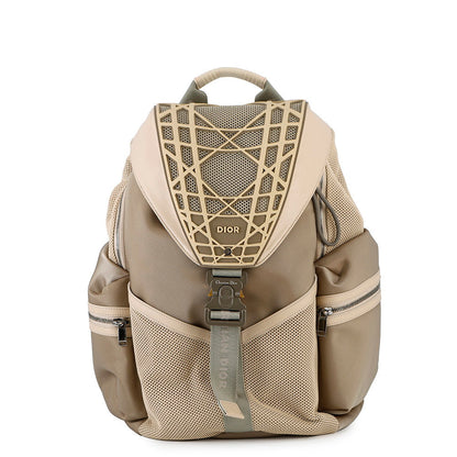 Dior Luxury Leather Backpack Beige
