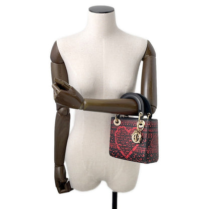 Dior Lady Dior Leather Black Handbag