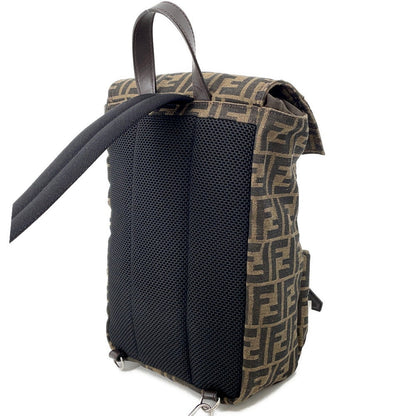 FENDI FENDI Ness Crossbody Bag Brown/Black7VZ067 Canvas Leather