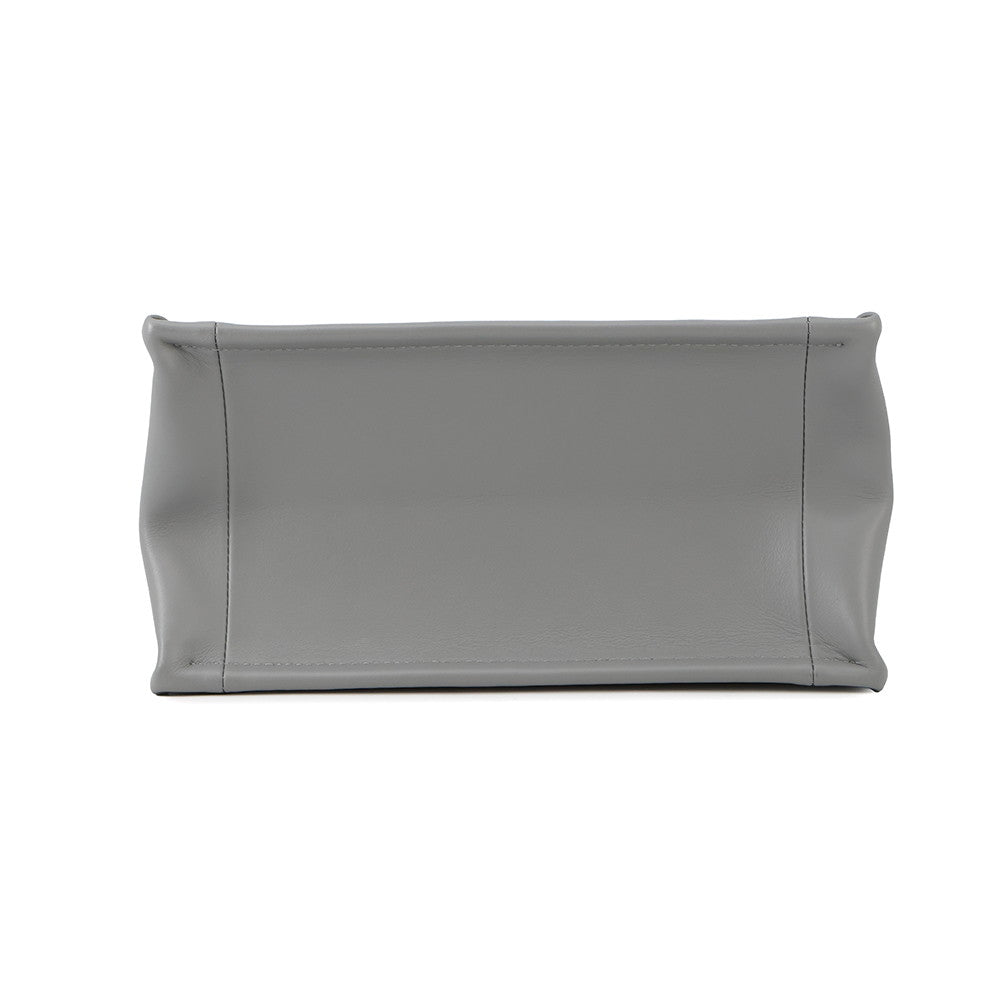 Dior Book Tote Leather Grey Tote Bag