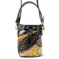 FENDI FENDI x Versace Mon Tresor Multicolor/Brown8BS010 Nylon Leather Size Mini