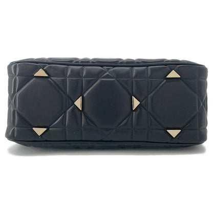Dior Lady'S 95 22 2Way Handbag Blackm0699Ovjx Leather Size Medium