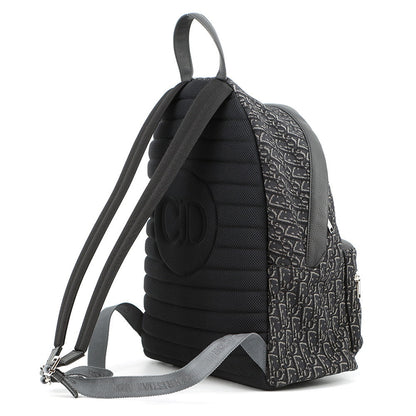 Dior Oblique Jacquard Rider Backpack Black1Voba088Yky Canvas Leather