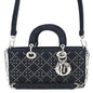 Dior Luxury Leather Handbag Navy