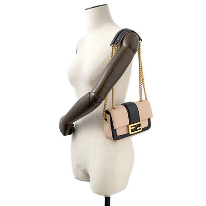 FENDI Bucket ChainShoulder Bag Jasmin Flower8BS045 Leather Size Mini