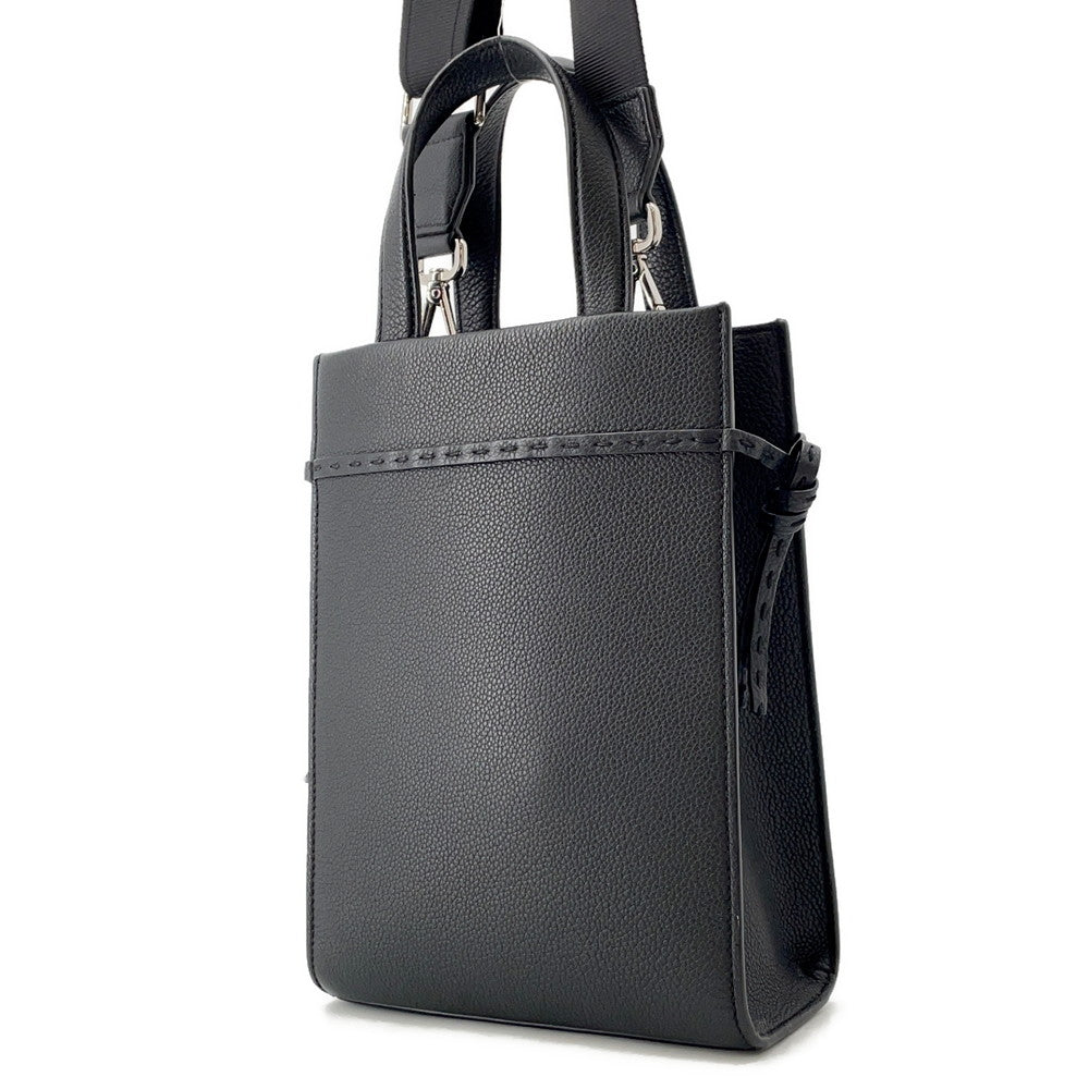 FENDI Go To 2way Bag Black7VA584 Leather Size Small