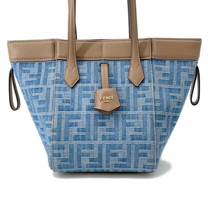 FENDI Origami Shoulder Bag Blue8BS083 Denim