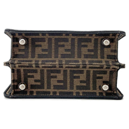 FENDI Peekaboo I See You Pokémon Collaboration Dratini Brown8BN335 Canvas Size Petit