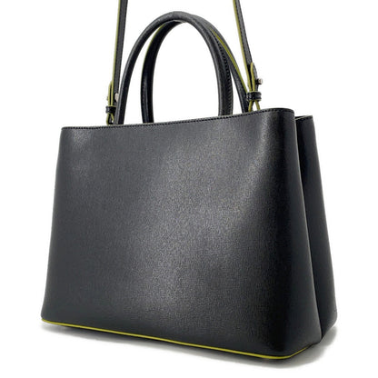 FENDI Petit to Jules Black/Multicolor Leather Mouton