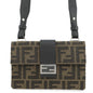 FENDI Baguette Slim Shoulder Bag Brown7M0295 Canvas