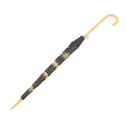 FENDI Fragment Zucca Pattern Dragonite Umbrella Brown7AL044 Nylon
