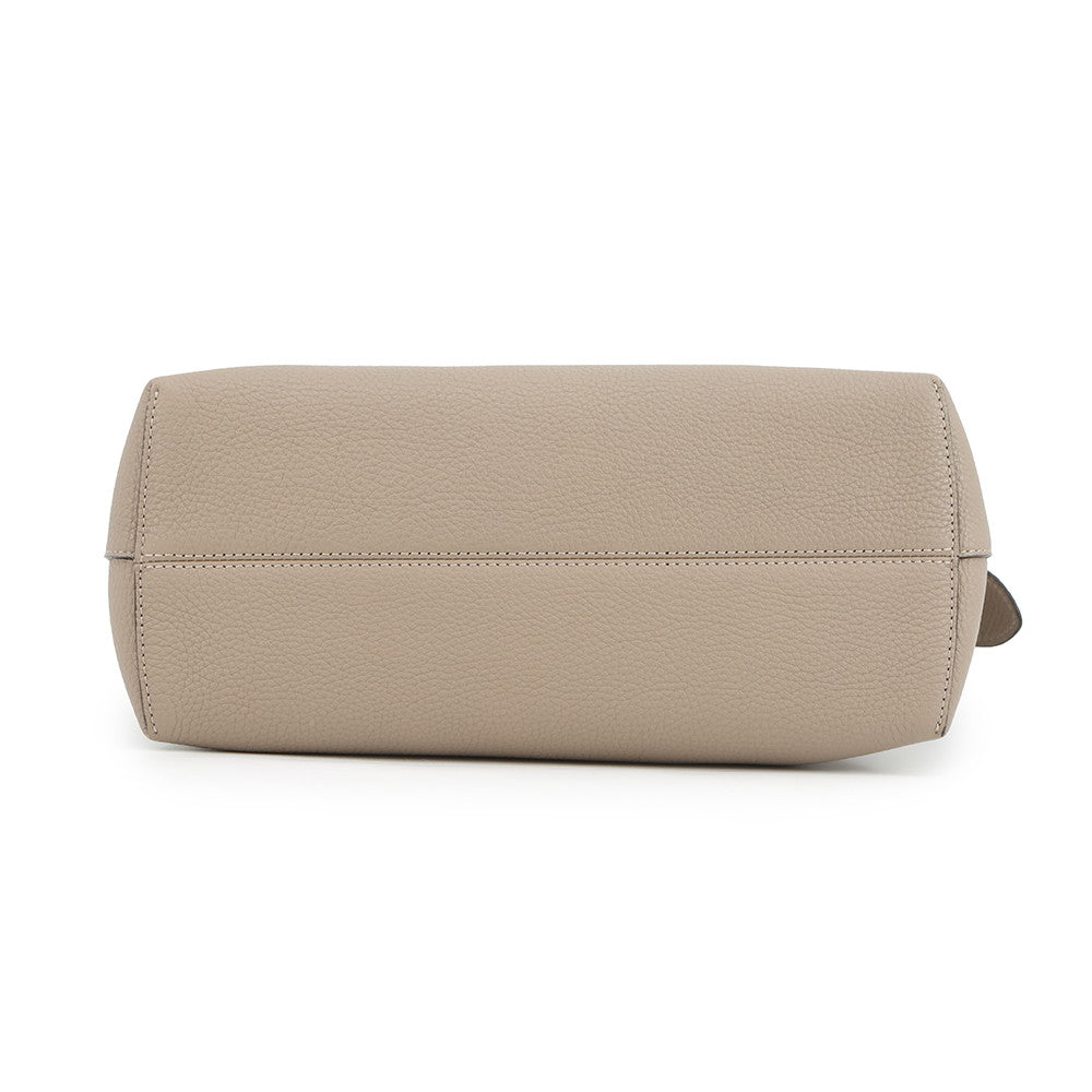 FENDI By the Way Selleria Greige8BL155 Calf Leather Size Medium