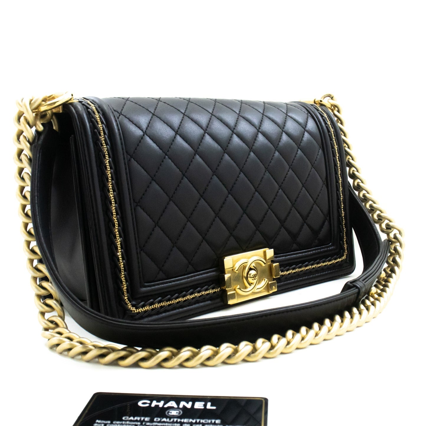 Chanel Boy Luxury Shoulder Bag Style 16