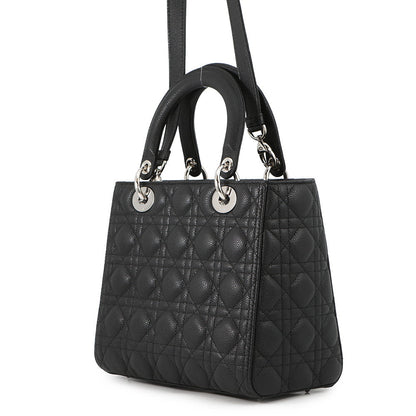 Dior Lady Dior Cannage Black Handbag Style 9