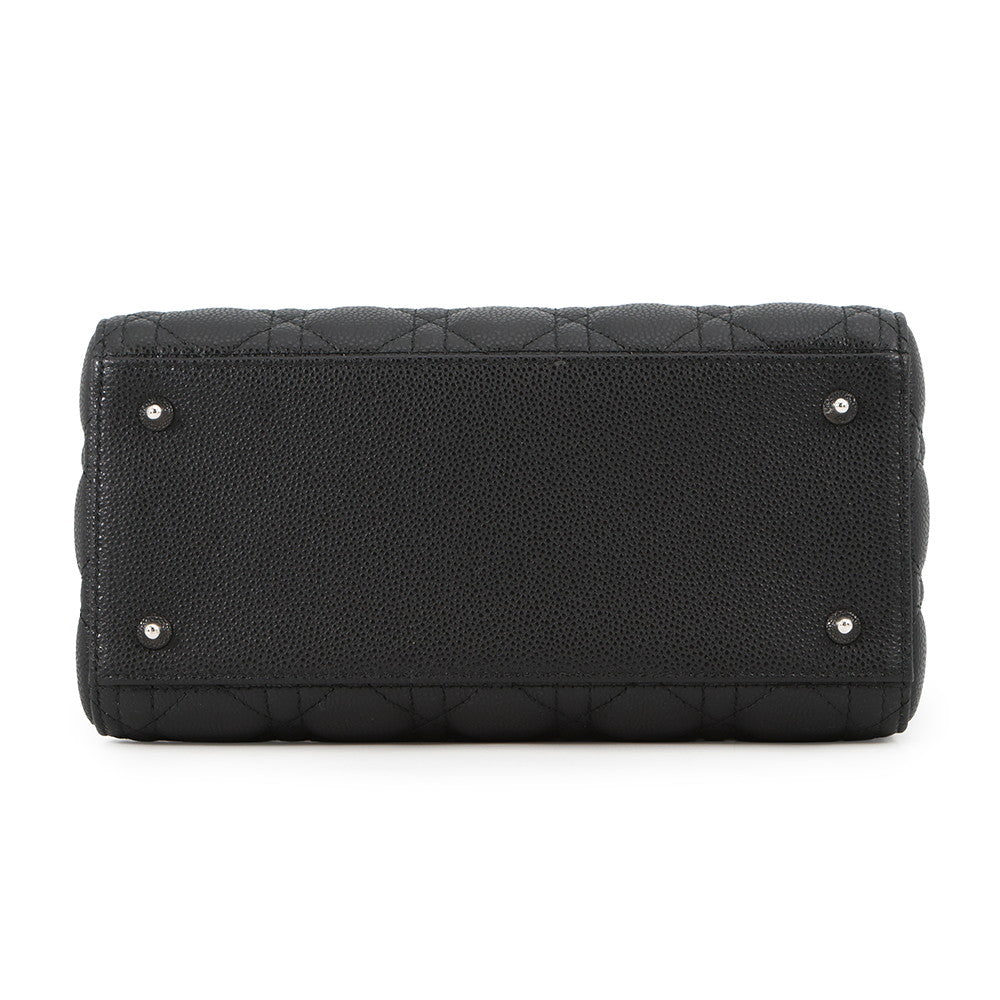 Dior Lady Dior Cannage Black Handbag Style 9