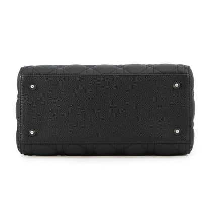 Dior Lady Dior Cannage Black Handbag Style 9