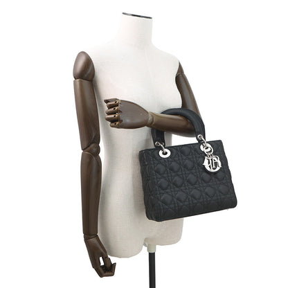 Dior Lady Dior Cannage Black Handbag Style 9