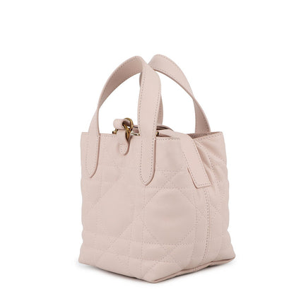 Dior To Jules Vertical Macrocannage Handbag Powder Pinks6100Osnw Calf Leather Size Nano