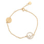 FENDI F is FENDI Bracelet8AG761 Metal Zirconia Stone