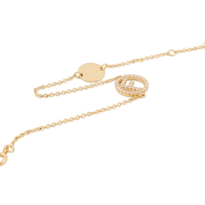 FENDI F is FENDI Bracelet8AG761 Metal Zirconia Stone