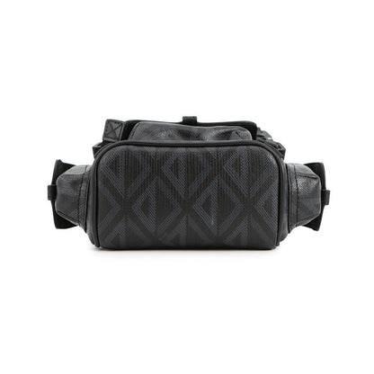 Dior Hit The Road Mini Backpack Shoulder Bag Black Pvc Coated Canvas
