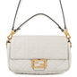 FENDI baguette White8BR600 Leather
