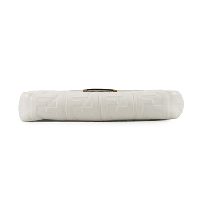 FENDI baguette White8BR600 Leather