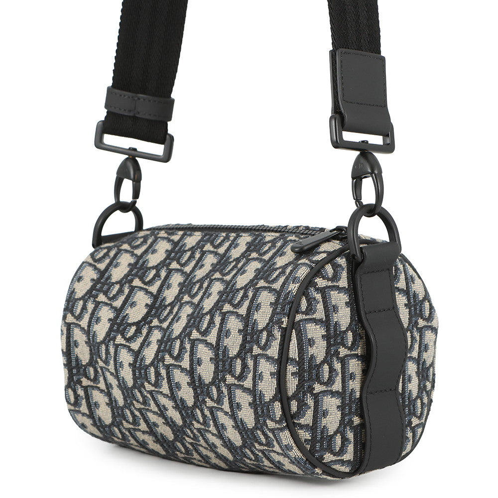 Dior Oblique Leather Black Shoulder Bag