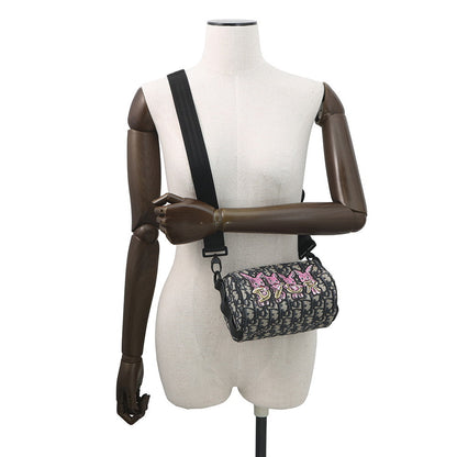 Dior Oblique Leather Black Shoulder Bag