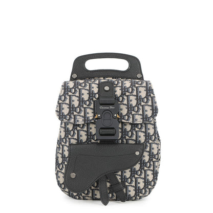 Dior Oblique Leather Black Backpack