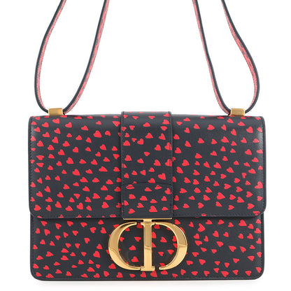 Dior Montaigne Leather Red Shoulder Bag