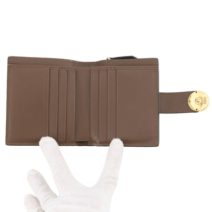 FENDI FENDI Bifold Wallet Brown8M0386 Leather