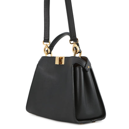 FENDI Peekaboo Iconic Essential Black8BN302 Leather