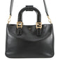 FENDI FF Tote 2WAY Bag Black8BH367 Leather Size Small