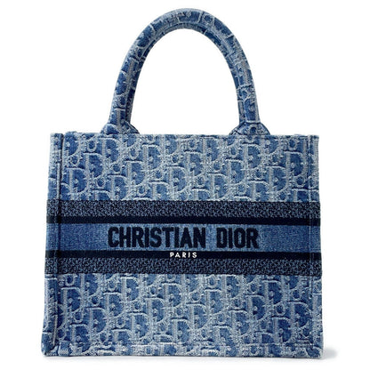 Dior Book Tote Oblique Blue Tote Bag Style 4