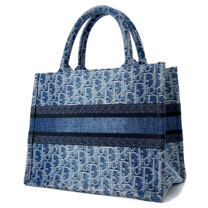 Dior Book Tote Oblique Blue Tote Bag Style 4