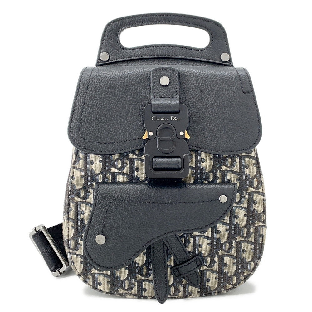 Dior Oblique Leather Black Handbag